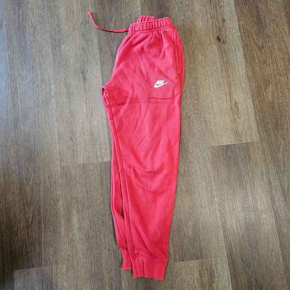 Red Nike Joggers - Picture 2 of 2
